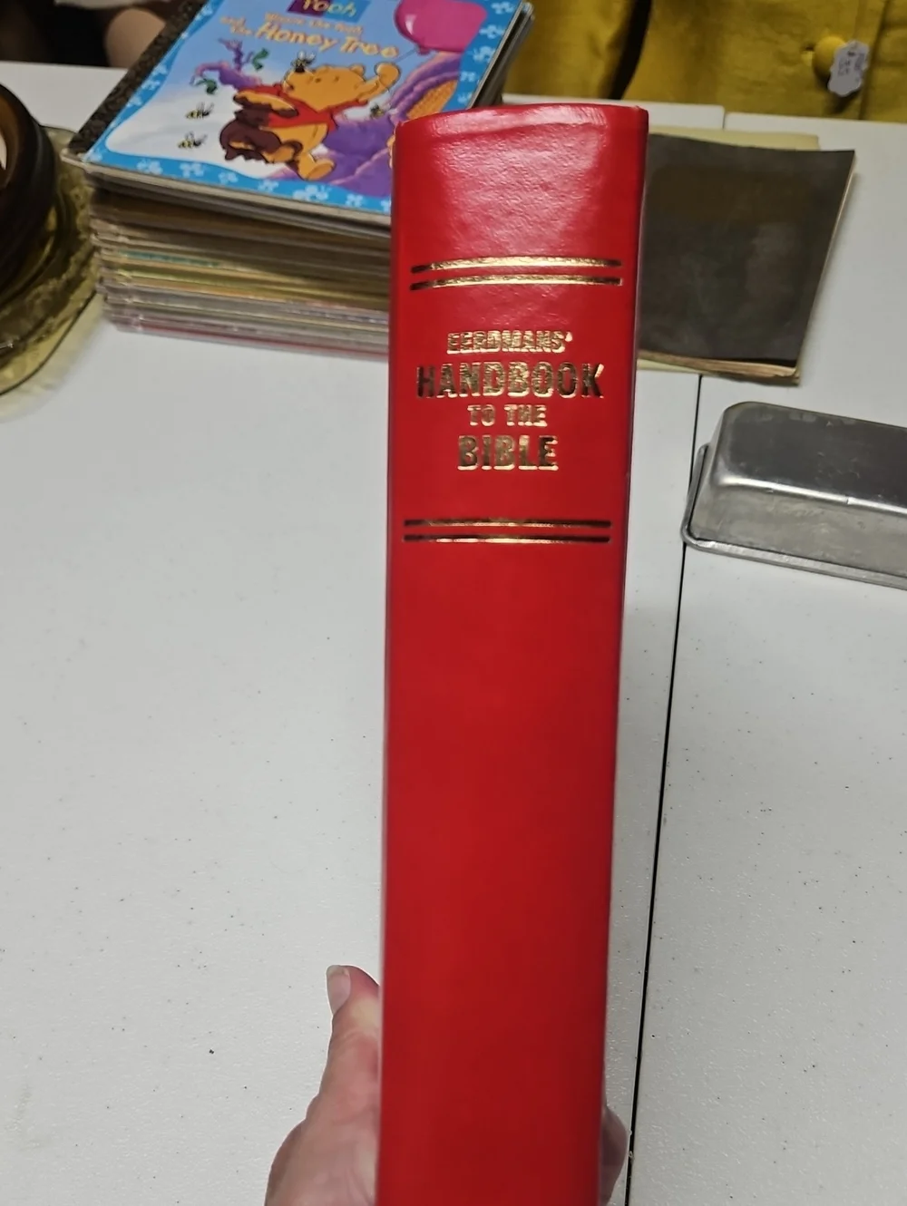 Red Handbook to the Bible - Gold Lettering